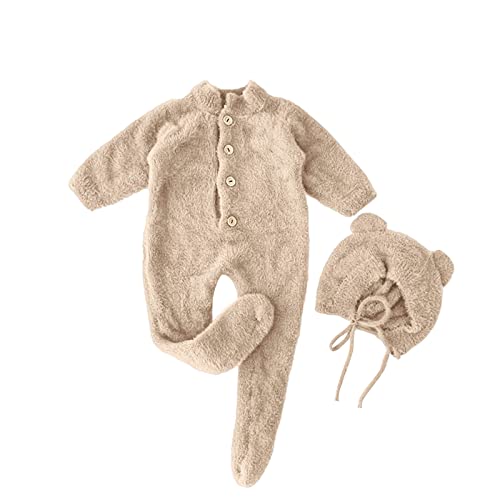 Jaskdconsy Babys Neugeborenes Mädchen Jungen Tiere Footed Solid Frühling...