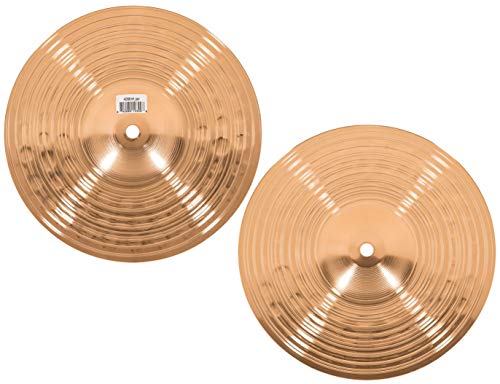 Meinl Cymbals Hcsb10H Hcs Bronze Series Hi-Hat Cymbal 10" Hihat Pair #TOP2