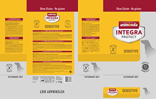 animonda INTEGRA PROTECT Hundefutter Sensitive (1 x 4kg), von Veterinären empfohlen bei Futterallergie, Hochwertiges Diätalleinfutter für Hunde bei Futtermittelallergie