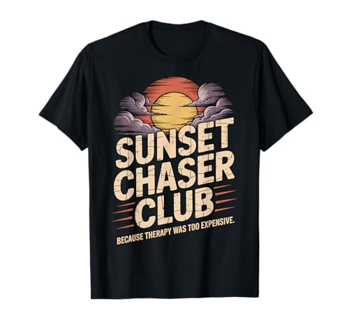 Vacaciones de verano al atardecer en Camiseta
