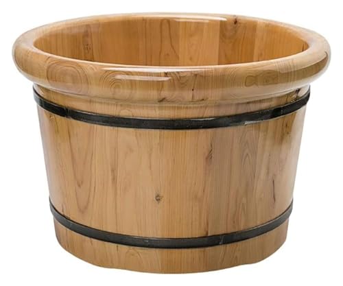 Tina de madera sólida para pies, Spa de pies grande