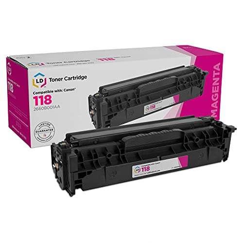 LD Products Remanufactured Compatible Toner Replacement for Canon 118 (Magenta) for use in Canon imageCLASS LBP7200Cdn, LBP7660Cdn, MF726Cdw, MF729Cdw, MF8350Cdn, MF8380Cdw, MF8580Cdw
