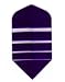 5 Sets #31585 AmeriThon Purple/Clear Bands Dart Flights