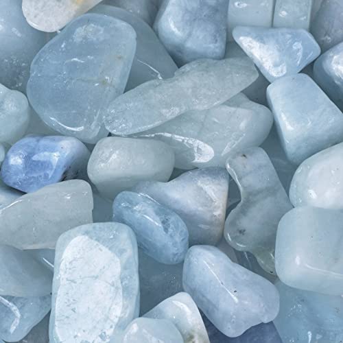 Image of 100 grams Small Tumbled Chips Polished Crushed Stone Crystal Healing Embellishments