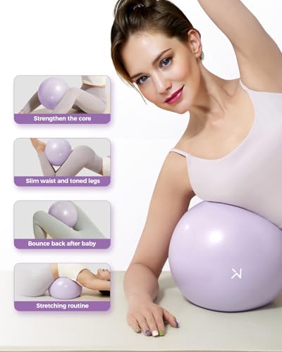Image of KEEP Exercise Ball Anti-Burst - Thickened Yoga Ball Pilates Ball for Physical Therapy, Fitness Ball for Workout, Core Strength and Physical Therapy