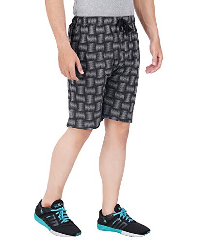 Image of FEEL TRACK Men Cotton Regular Fit Shorts