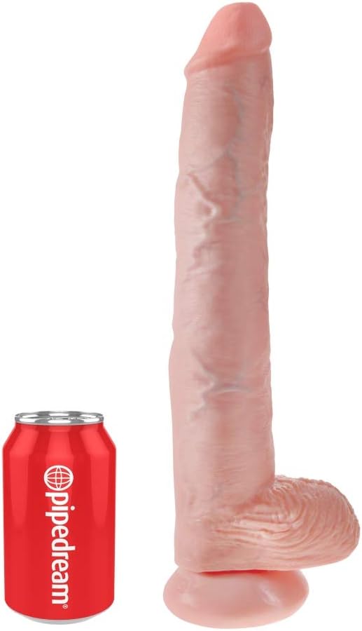 King Cock Number 1 Realistic Dildo, X-Large, 37 cm, Skin Colour - Image 4