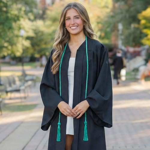 Image of GraduationMall Graduation Honor Cord 68 inch Turquoise
