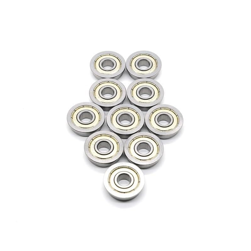 10 Stück F607zz 7 x 19 x 6 mm F607 F1970zz ABEC-7 Rillenkugellager Miniatur mit Flansch,Bearing