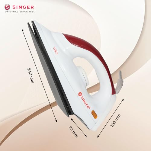 Image of SINGER Combo Pack Dry Iron (1000 W) & 1.5 L Kettle (1350 W) | Overheat Protection | Home & Kitchen Appliance Set | Auto Shut-Off | Gift Set