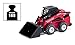 Siku 3049, Manitou 3300V Skid Steer Loader, 1:32, Metal/Plastic, Red, Multifunctional, Can be Combined Models of The Same Scale