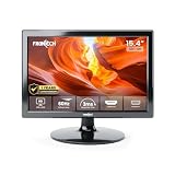 FRONTECH 15.4 Inch HD LED Monitor | Refresh Rate 60 Hz,1280 x 800 Pixels | Wall Mountable Slim Stylish Design with 16.7M Colors | HDMI & VGA Ports, Built-in Power Supply (MON-0068,Black)