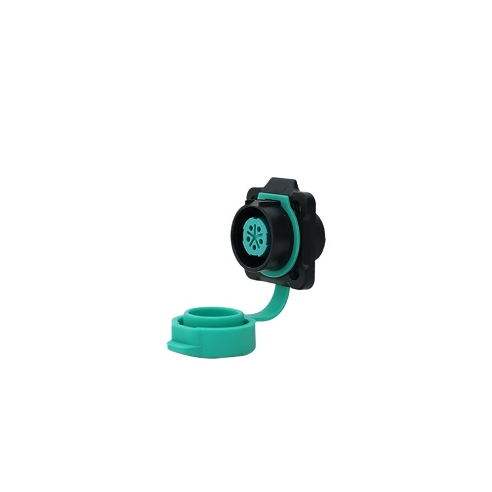Conector rápido K20 de aviación con base cuadrada de 5 pines impermeable para exterior