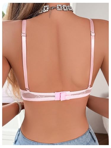 Image of SOLY HUX Women's Sexy Lace Bras Underwire Everyday Bra Comfort Push Up Bralettes