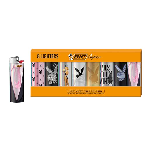 BIC Special Edition Playboy, Holographic Collection Pocket Lighter, 8ct - image 1