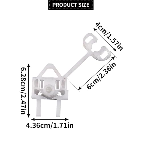 Clip de régulateur de vitre robuste avant gauche compatible Fiat Panda 2003-2012