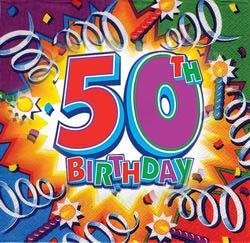 Partylandia Shop Cialda 50 Anni In Ostia Per Torte Compleanno Decorazioni Torta