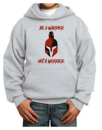 TOOLOUD Be a Warrior Not a Worrier Youth Hoodie Pullover Sweatshirt