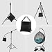 Photography Sandbag Saddlebag for Photo Video Studio Stand,Backdrop Stand, Outdoor Patio Sports, Transparent PP Bag and Clips Included 4 Packs