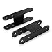 Rear Steel Rear Shackle - Adjustable 2-3 inch Lift - for 1982-2004 GMC Chevy S10 S15 4x4 4WD (See Description for Exact Year Model) - Black Leveling Kit Chevrolet Blazer Jimmy