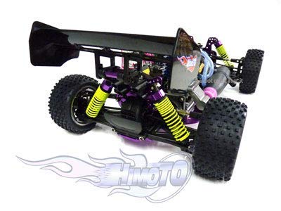 Voiture Télécommandée à Explosion Rapide Pro 2 Vitesses - 1:10 4WD RTR - Moteur 3cc - NEUF