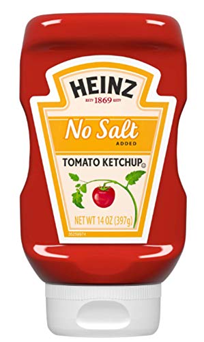 Heinz Ketchup No Salt - 14 Ounce - 2 Pack
