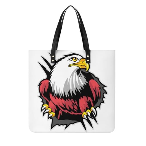 Tote bag oiseau rouge blanc femmes - Grand sac à main shopper et sac à bandoulière voyage