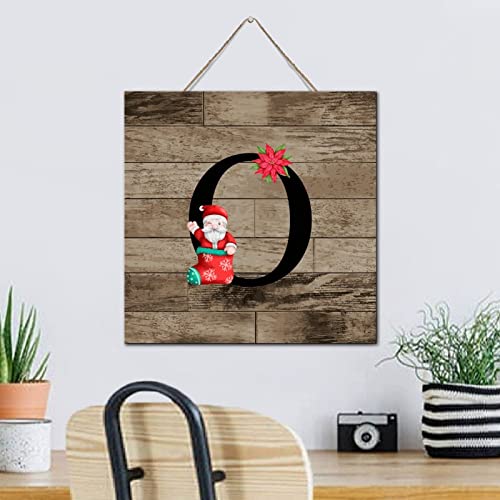 Décoration murale bois initiale O pour habiller un mur vide à Noël - 5