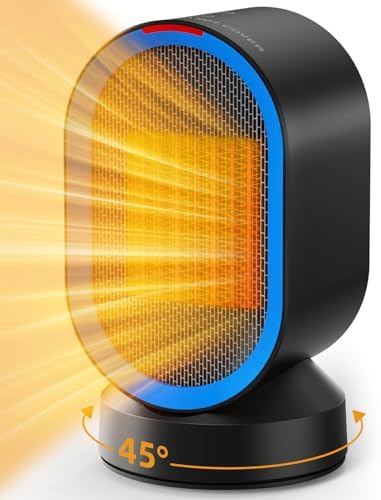 TABYIK Small Heater for Indoor Use, PTC Ceramic Electric Desktop ...