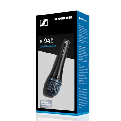 Image of SENNHEISER Professional E 945 Dynamic Super-Cardioid Vocal Microphone,black