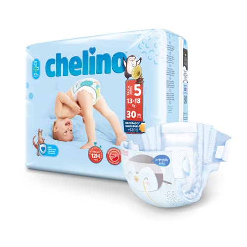Chelino Pañales infantiles Talla 5 (13-18kg), 30 Unidades ( Paquete de 1) - Imagen 4