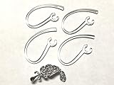 4pcs Clear Earhooks Ear Loops Compatible with Plantronics Explorer 80 110 120 500, Voyager 3200 3240 Edge, M25, M70, M90, M95, M100, M155, Marque 2 M165, Discovery 925 975 975SE