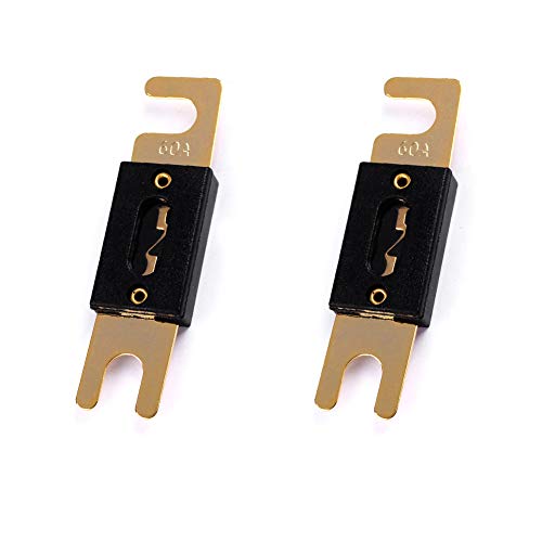 Fusibile contatti dorati 10x38 32V 40A HiFi Car Audio Dorato Gold Plated Fuse