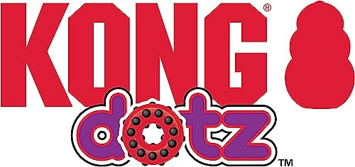 KONG – Dotz Circle – Hundespielzeug zum Kauen und zur Zahnreinigung – Für Große Hunde
