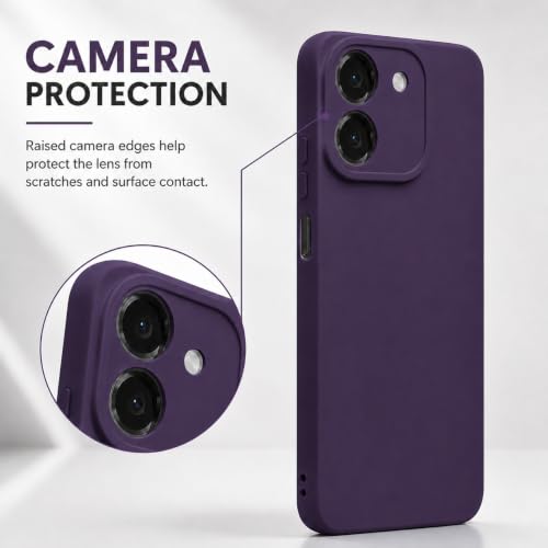 Image of FIRST MART Matte Silicone Back Cover for AI+Pluse 2 - Purple