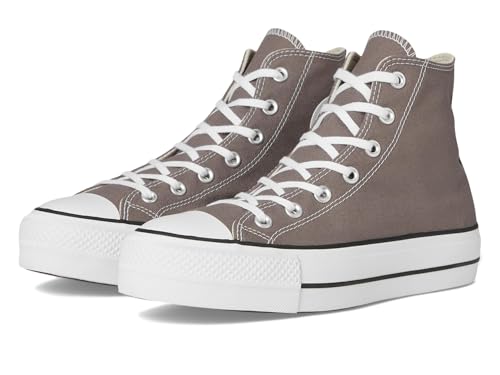 Image of Converse, Women, Chuck Taylor All Star Lift Platform, Pure Pumice /White /Black, 6.5, Medium