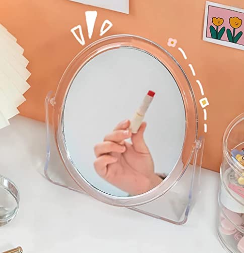 JKG® Magnifying Vanity Mirror With Stand - Small Cosmetic Makeup Bathroom Shaving Circle Mirror, Dressing Table Beauty & Travel Car Portable Double Sided Round Mirror - Cosy Home Interiors JKG® Magnifying Vanity Mirror With Stand - Small Cosmetic Makeup Bathroom Shaving Circle Mirror, Dressing Table Beauty & Travel Car Portable Double Sided Round Mirror - Image 6