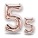 Produktbild FUNXGO® Folienballon Zahl in Rose Gold 2 Stück -40"/100cm+16"/40cm- Folienballons für Helium und Luft als Geburtstag, Hochzeit , Jubiläum oder Abschluss Geschenk , Party Dekoration (Rosegold[5])