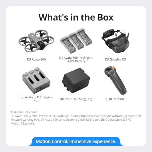 Avata 360 Motion Fly More Combo Goggles N3 - vue 10