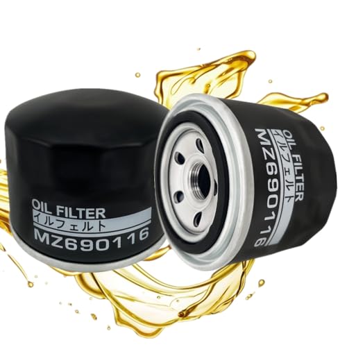 Image of MZ690116 Oil Filter Fit for Mitsubishi 1984-2017 Lancer Galant Outlander Engine (2 Pack)