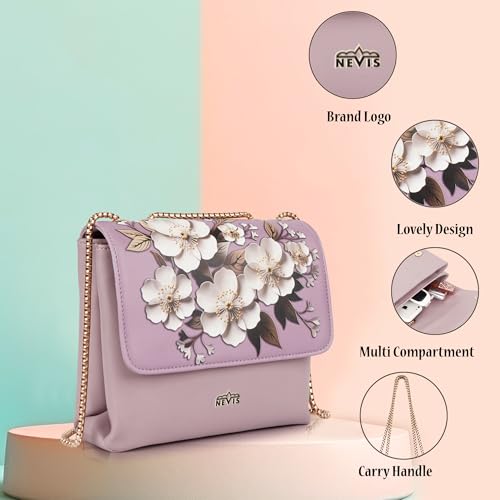 Image of Nevis Stylish Women's Sling Bag, Crossbody Purse, Casual