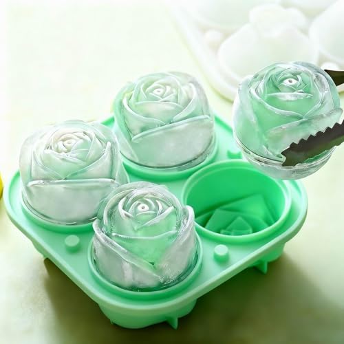 Molde para cubos de hielo multifuncional color verde miniatura 3