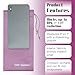 Faraday EMF Shield Sleeve Blocker Protection for Cell Phone Smartphone Pouch Bag Signal Blocking Case for 5G RFID in Pocket Drawstring Closure (Pink, 1 Pcs)