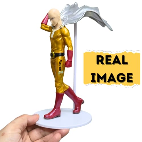 Image of FUNFOB One Punch Man Saitama Action Figure Height -19cmCollectible PVC Multicolour | One Punch -Man