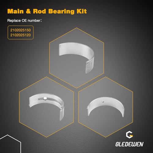Image of Engine Rebuild Kit for 2.4L G4KJ, Pistons Rings with Full Gasket Set, Complete Engine Overhaul Kit Compatible with 2011-2018 Hyundai Sonata Tucson Kia Optim, Replace# 23040-2G500 23410-2G500
