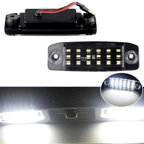 Luces de matrícula Kia Sportage soluciona bombillas fundidas kit 2 unidades 12v 6
