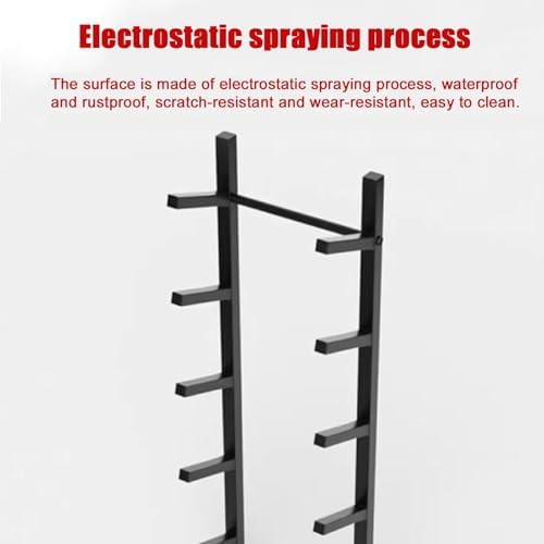 Freestanding Skateboard & Longboard Storage Rack - Space-Saving Floor Stand Organizer for Home Gym/Studio - Holds 10 Boards, Perfect for Corners & Display