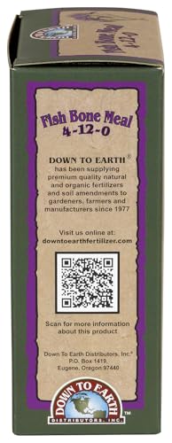 Down To Earth All Natural Fertilizers Organic Fish Bone Meal - High Phosphorus Plant Food for Buds, Bulbs, Blooms, Flower Beds 4-12-0, 1 lb - Thumbnail 6