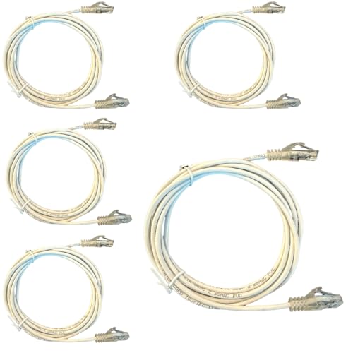 Cable de red Cat 6A Slim Patch Cord 10 ft UTP 10G Blanco miniatura 1