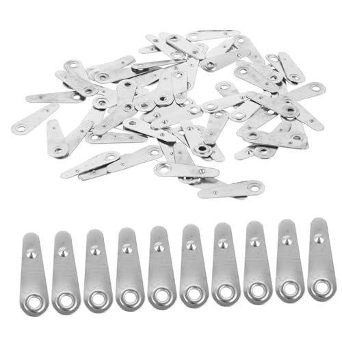 Image of Balacoo 5000pcs Metal Photo Frame Backing Clips Sturdy Frame Buckles for Hanging Pictures Easy to Install Photo Hardware Back Plate Fasteners